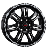 Borbet CW8 8x18 ET35 6x139,7 106,1 black rim window...