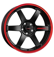 Borbet DB8GT2 8,5x19 ET45 5x114,3 72,5 black matt rim red
