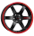 Borbet DB8GT2 8,5x19 ET45 5x114,3 72,5 black matt rim red