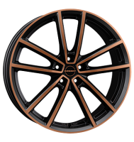Borbet W 8x19 ET48 5x112 72,5 black copper polished matt