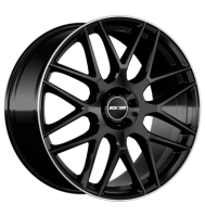 GMP Berghem 10x21 ET38 5x112 66,6 black diamond lip