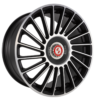 Eta Beta Venti-R ZV 7,5x18 ET45 5x108 73,06 Black matt full pol. R.Schw./M.Silber