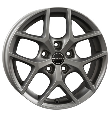 Borbet Y 8,5x18 ET35 5x112 66,6 titan matt