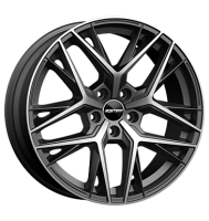 GMP Lunica 7,5x18 ET45 5x114,3 73,1 anthracite matt diamond