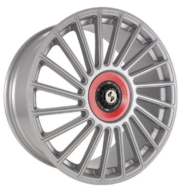 Eta Beta Venti-R ZV 7,5x18 ET45 5x114,3 73,06 Silver R.Rot/M.Schwarz