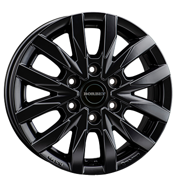 Borbet CW6 6,5x17 ET54 6x130 84,1 black matt