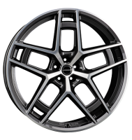 Borbet TF 10,5x24 ET20 5x112 66,6 graphite polished glossy