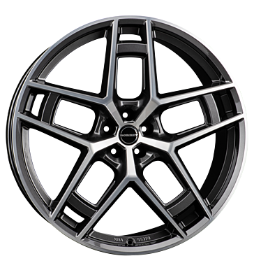 Borbet TF 10,5x24 ET40 5x112 66,6 graphite polished glossy