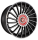 Eta Beta Venti-R ZV 7,5x18 ET38 5x100 67,1 Black matt full pol. R.Rot/M.Silber