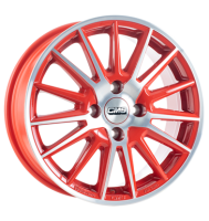 CMS C23 6x15 ET31 4x100 60,1 diamond red gloss