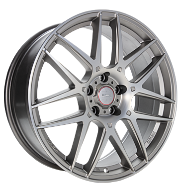 Diewe Wheels Competizione 8x18 ET42 5x108 72,3 titan silver matt polish