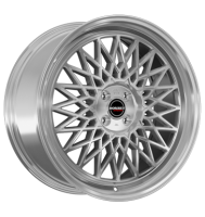 Borbet B 7,5x16 ET25 4x100 64,1 silver rim polished
