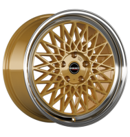 Borbet B 7,5x16 ET30 5x112 72,5 gold rim polished