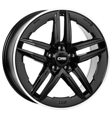 CMS C29-AERO 8x19 ET32 5x112 66,5 diamond rim black