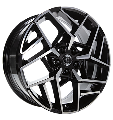 Diewe Wheels Nora 8x19 ET25 5x112 66,6 NeroS machined