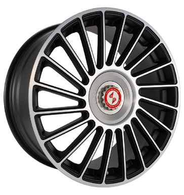 Eta Beta Venti-R ZV 8,5x19 ET42 5x120 65,1 Black matt full pol. R.Silber/M.Silb.