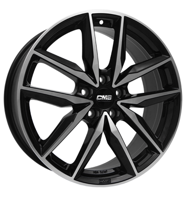 CMS C28 7,5x19 ET53,5 5x112 66,5 diamond black