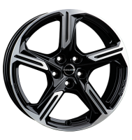 Borbet XE1 7,5x18 ET45 5x114,3 66,1 black polished glossy