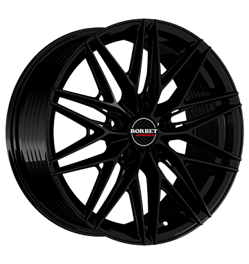 Borbet FB1 8,5x19 ET35 5x112 72,5 black glossy