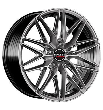 Borbet FB1 8,5x19 ET40 5x120 72,5 hyper black silver