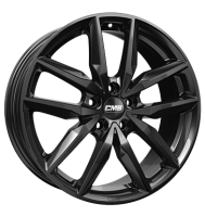 CMS C28 7x17 ET40 5x112 66,5 complete black gloss