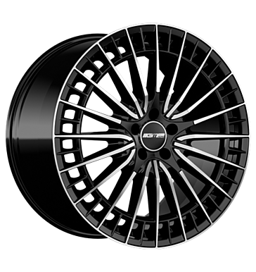 GMP QStar 9x20 ET25 5x112 66,6 black diamond