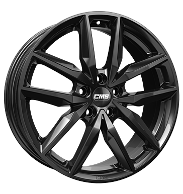 CMS C28 7,5x19 ET51 5x108 63,4 complete black gloss