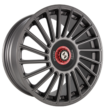 Eta Beta Venti-R ZV 8,5x20 ET35 5x112 78,1 Anthracite matt R.Schwarz/M.Rot