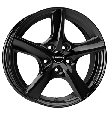 Borbet TL 6,5x16 ET46 5x112 57,1 black glossy