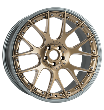 BBS CH-RII Unlimited K2 10x20 ET20 5x112 77 bronze glanz / titan seidenmatt