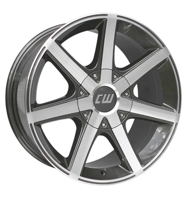 Borbet CWE 7x16 ET40 6x139,7 93,1 mistral anthracite glossy polished