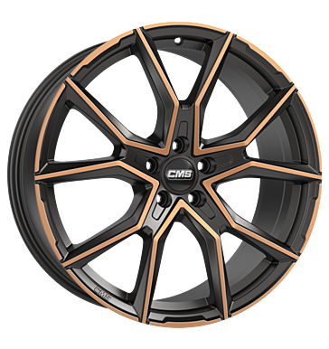 CMS C33 8,5x20 ET40 5x112 66,5 diamond black copper