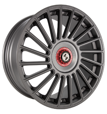 Eta Beta Venti-R ZV 9x20 ET38 5x114,3 78,1 Anthracite matt R.Silber/M.Rot
