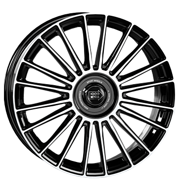 1000Miglia MM1022 8x19 ET30 5x112 73,1 black polished