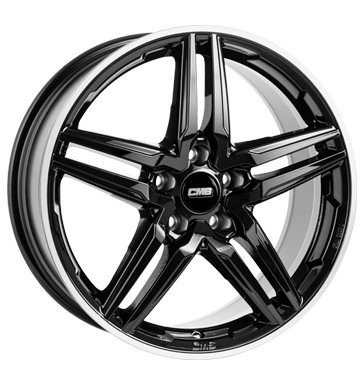 CMS C29 8x18 ET45 5x112 57,1 diamond rim black