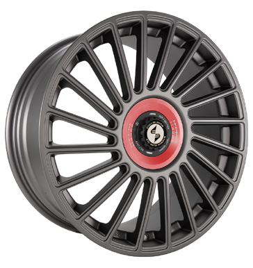 Eta Beta Venti-R ZV 9x21 ET40 5x112 78,1 Anthracite matt R.Rot/M.Schwarz