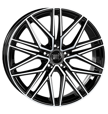 1000Miglia MM1023 8x19 ET35 5x112 66,5 black polished