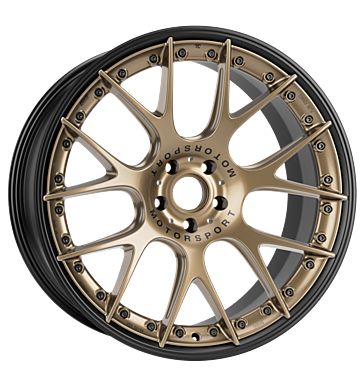 BBS CH-RII Unlimited K2 10,5x20 ET38 5x112 77 bronze glanz / schwarz seidenmatt
