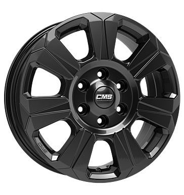 CMS C31 6,5x17 ET60 5x120 65,1 complete black gloss
