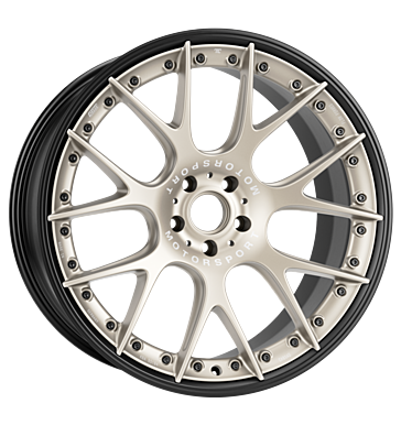 BBS CH-RII Unlimited K2 10,5x20 ET26 5x112 77 weißgold seidenmatt / schwarz seidenmatt