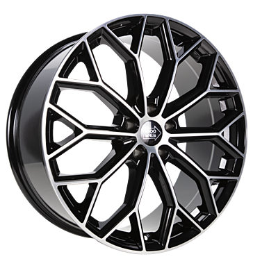 1000Miglia MM1030 8,5x20 ET30 5x112 66,5 gloss black polished
