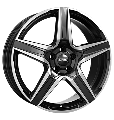 CMS C34 7,5x19 ET45 5x114,3 67,2 diamond black gloss