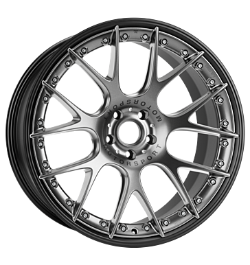 BBS CH-RII Unlimited K2 11x20 ET45 5x112 77 Diamond Grey glanz / schwarz seidenmatt