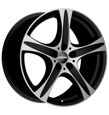 Ronal R55 SUV 9,5x20 ET35 5x127 71,5 mattschwarz-frontkopiert