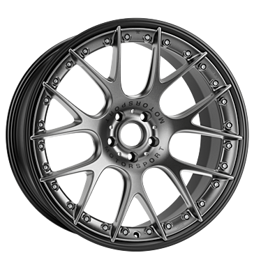 BBS CH-RII Unlimited K2 11x20 ET39 5x112 77 Diamond Grey seidenmatt / schwarz seidenmatt
