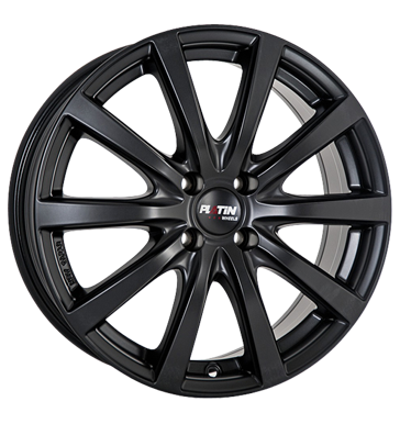 Platin P69 8x18 ET40 5x114,3 72,6 schwarz matt