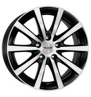 Platin P69 8x18 ET45 5x108 72,6 schwarz poliert