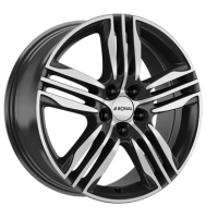Ronal R57 7,5x17 ET45 5x108 76 schwarz-frontkopiert