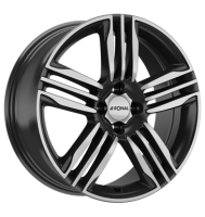 Ronal R57 7,5x18 ET24 4x108 76 schwarz-frontkopiert