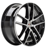 Platin P73 7,5x17 ET35 5x112 70,1 diamant schwarz...
